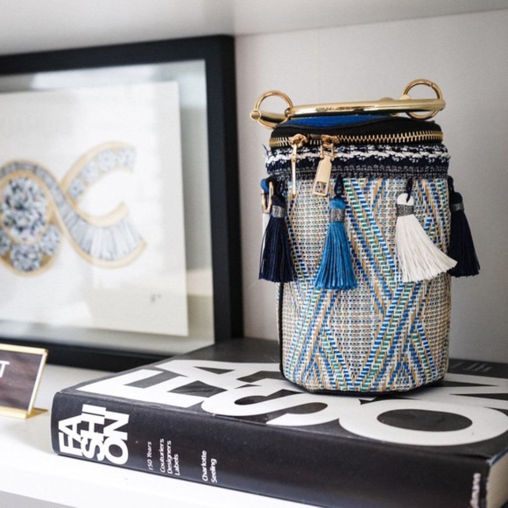 Calypso Tassel Bucket Bag 💙